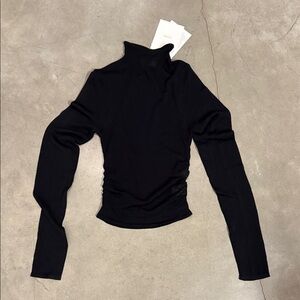 NWT - DISSH Constance Black Knit Top